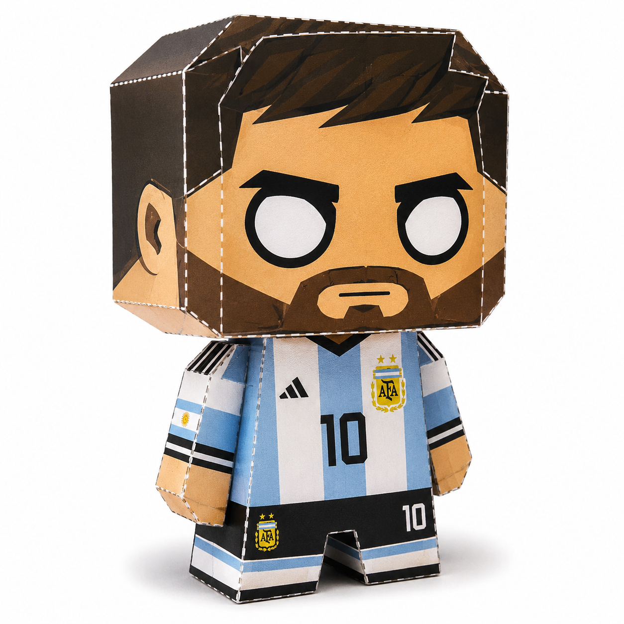 Personagem Argentina em papercraft